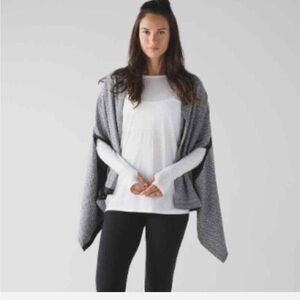 Lululemon Vinyasa Wrap Scarf Poncho With Arm Holes poncho scarff